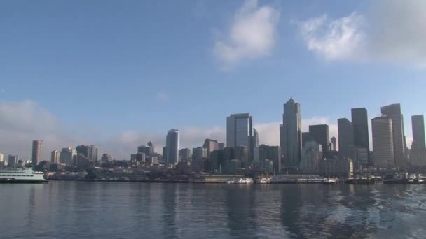 Skyline Seattle Estados Unidos — Vídeo de Stock