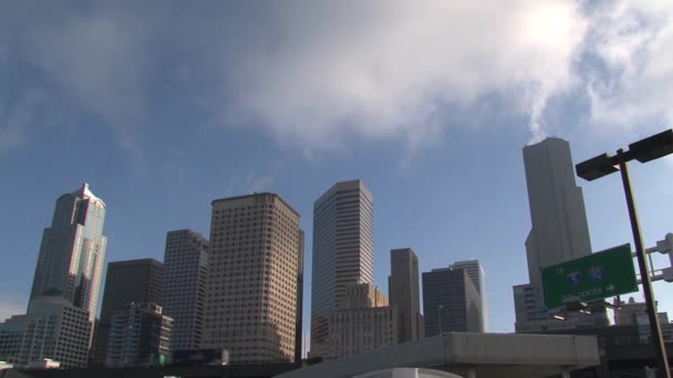 Downtown Seattle Verenigde Staten — Stockvideo