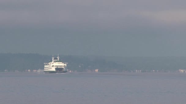Ferry Seattle Spojené Státy — Stock video