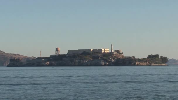 Alcatraz Morgen — Stockvideo