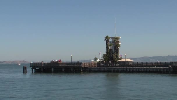 Forbes Adası San Francisco Bir Ada Feneri — Stok video
