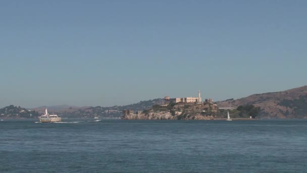 Алькатрас Сан Франциско Соединенные Штаты — стоковое видео