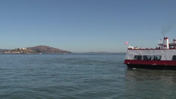 Alcatraz San Francisco Vereinigte Staaten — Stockvideo