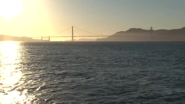 Golden Gate Bridge Coucher Soleil — Video