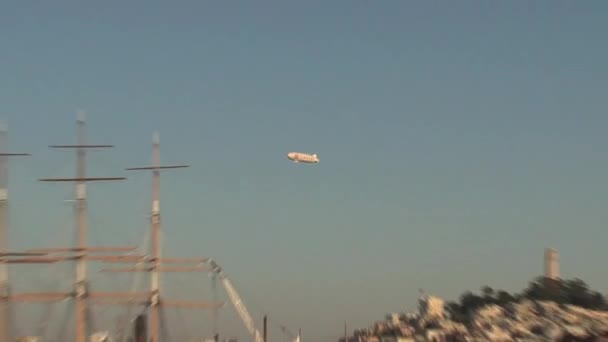 Zeppelin San Francisco San Francisco — стоковое видео