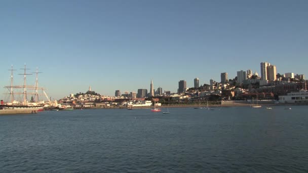 San Francisco Skyline 2010 — Stok video