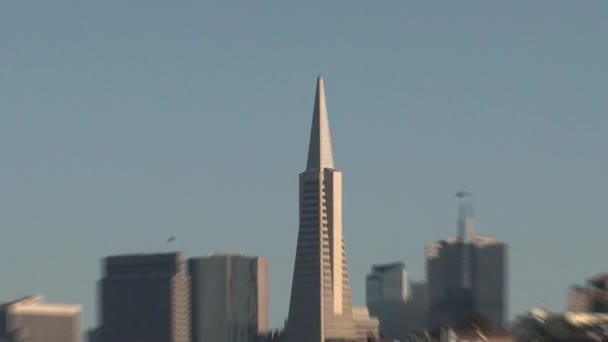 Transamerikaanse Piramide San Francisco — Stockvideo