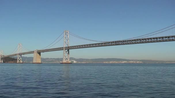 Puente Bahía San Francisco — Vídeo de stock