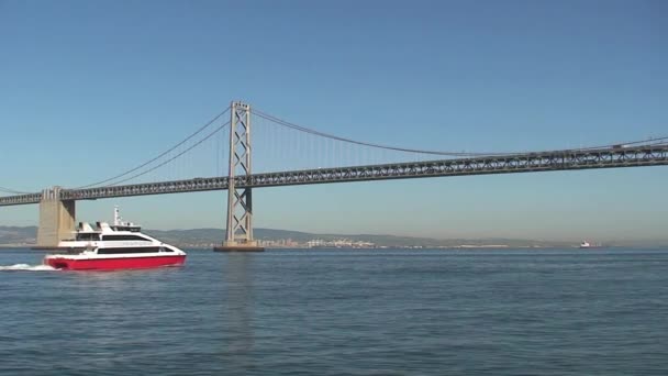 Мост Сан Франциско — стоковое видео