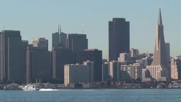旧金山的泛美航空金字塔大楼 — 图库视频影像