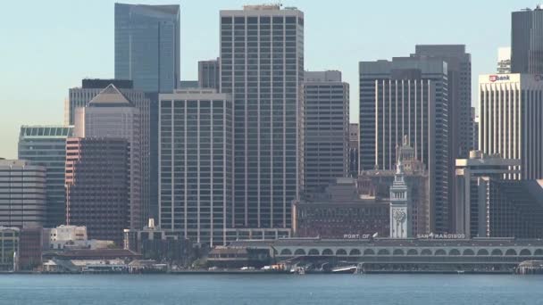 Skyline San Francisco Stany Zjednoczone — Wideo stockowe