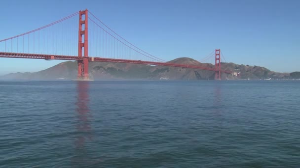 Gouden Poort Brug San Francisco — Stockvideo