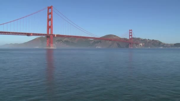 San Francisco Daki Golden Gate Köprüsü Nden Zaman Aşımı — Stok video