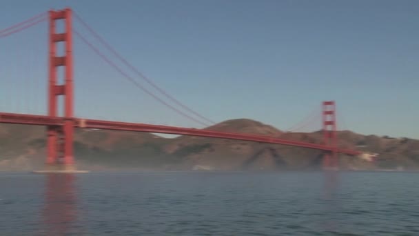 Міст Золоті Ворота Сан Франциско — стокове відео