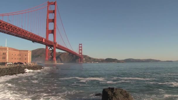 Golden Gate Bridge San Franciscu — Stock video