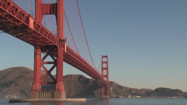 Goldene Torbrücke San Francisco — Stockvideo