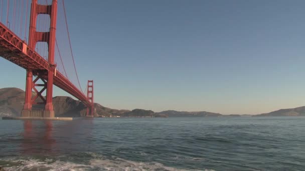 Мост Золотые Ворота Сан Франциско — стоковое видео