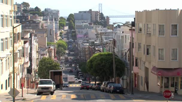 Centro San Francisco Estados Unidos — Vídeos de Stock