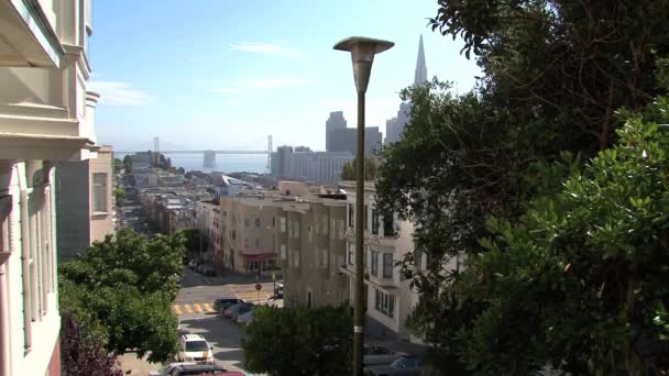 Downtown San Francisco Verenigde Staten — Stockvideo