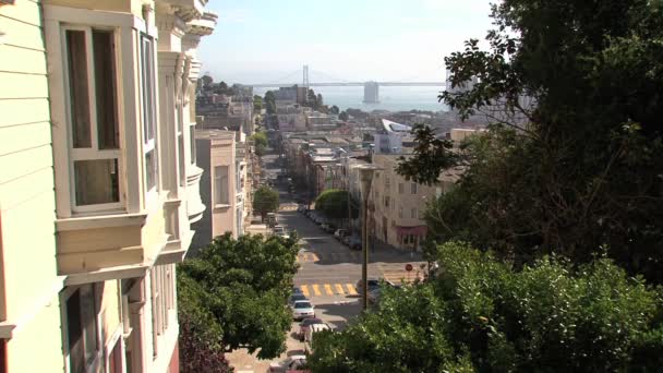 Het Centrum Van North Beach San Francisco — Stockvideo