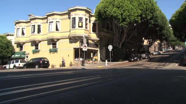 Żółta Taksówka San Francisco — Wideo stockowe