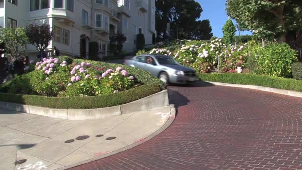 Lombard Street San Francisco — Video Stock