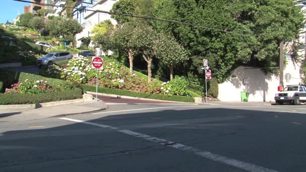 Οδός Lombard San Francisco — Αρχείο Βίντεο