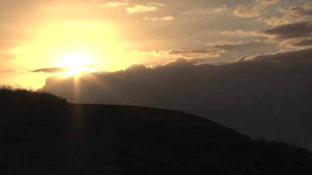 Coucher Soleil Sur Maui Hawaï — Video