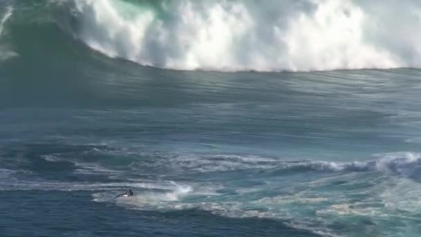 Maui Hawaii Abd Nin Kuzey Kıyısında Sörfçüler — Stok video