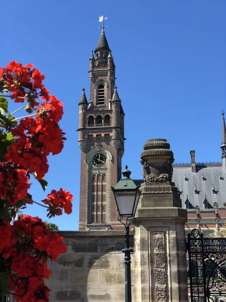 Palacio Paz Edificio Administrativo Derecho Internacional Haya Países Bajos —  Fotos de Stock