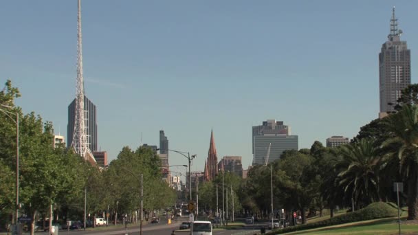 Melbourne City Australii — Wideo stockowe