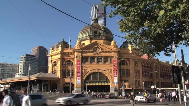 Melbourne City Australië — Stockvideo