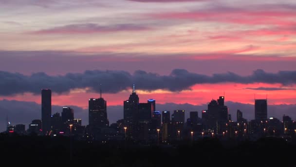 Melbourne City Kaupungissa Australia — kuvapankkivideo