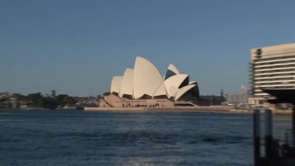 Sydney Ópera Zoom Out — Vídeos de Stock