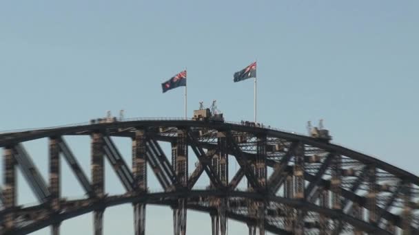 Sydney Hafenbrücke — Stockvideo