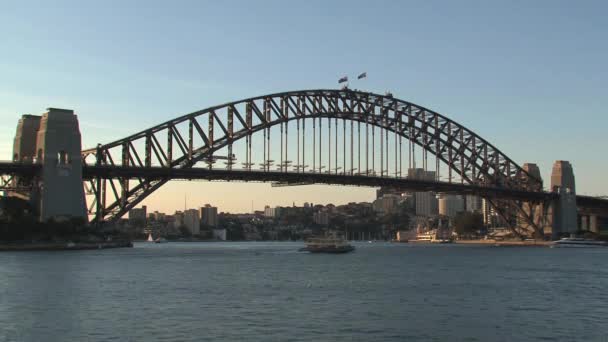 Pont Portuaire Sydney Australie — Video