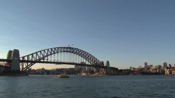 Sydney Harbour Bridge Australië — Stockvideo