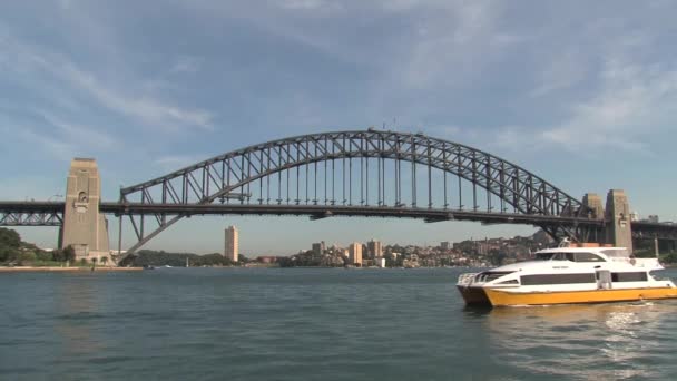 Sydney Harbour Bridge Australia — Stock Video