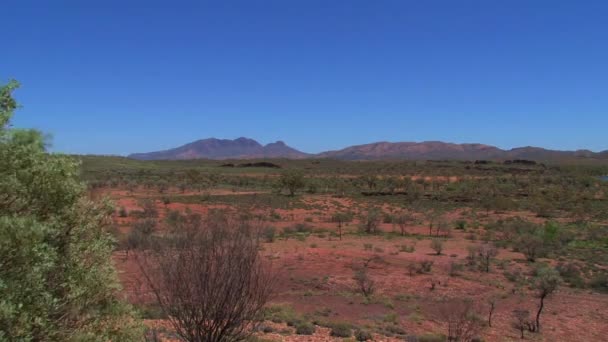 Macdonnell Ranges Entroterra Australiano — Video Stock