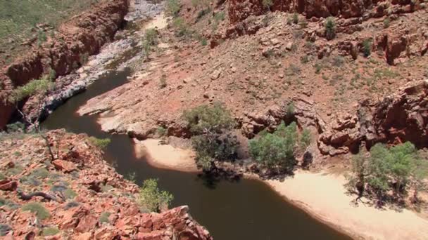 Macdonnell Ranges Australisk Vildmark — Stockvideo