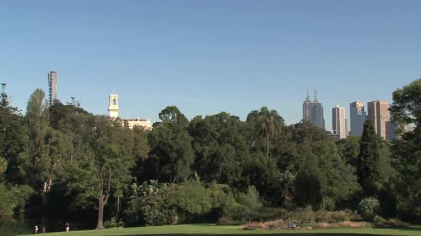 Melbourne City Australië — Stockvideo