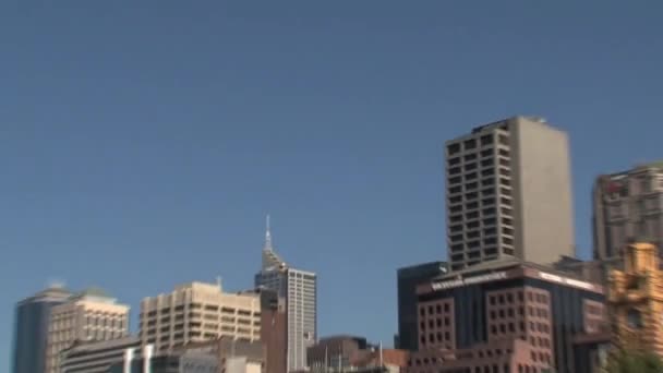 Мельбурн Сити Австралии — стоковое видео