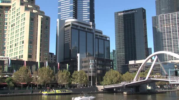 Melbourne Panorama Australii — Wideo stockowe