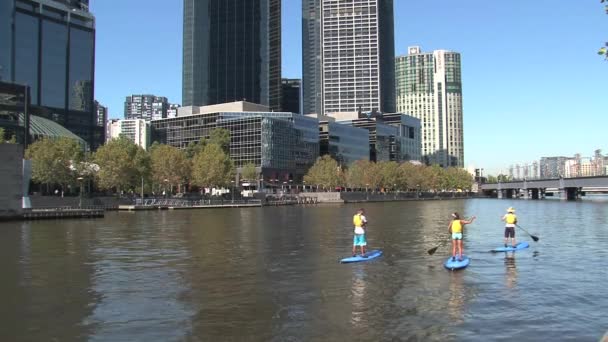 Horizonte Melbourne Australia — Vídeo de stock