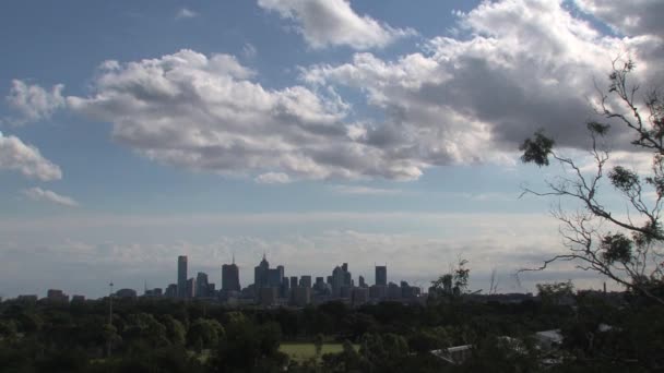 Horizonte Melbourne Australia — Vídeo de stock