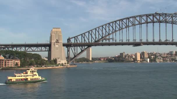 Sydney Harbour Bridge Australien — Stockvideo