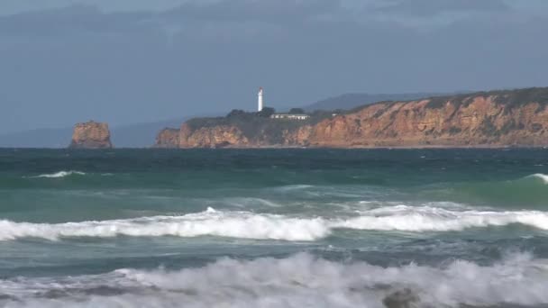 Velké Pobřeží Oceánu Victoria Austrálie — Stock video