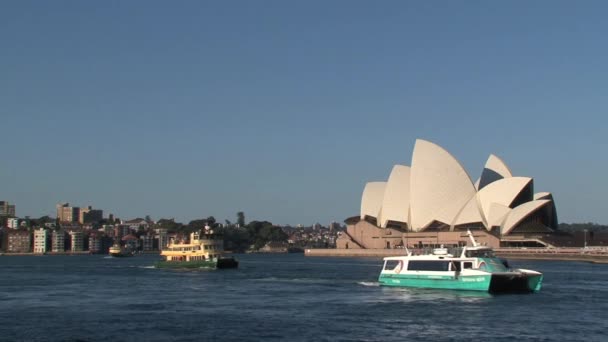 Sydney Opera Binası Avustralya — Stok video