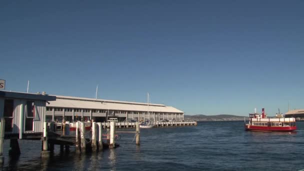 Hobert Capitale Dell Isola Della Tasmania Australia — Video Stock