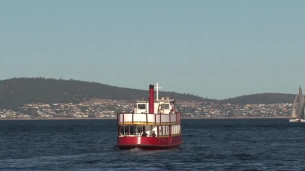 Хоберт Столица Острова Тасмания Австралии — стоковое видео